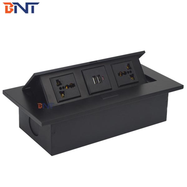New design office furniture used  multimedia conference pop up usb charger table socket