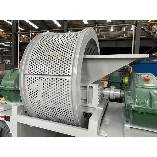 5000 kg Weight Double Shaft Shredder for Tire Recycling Plant Customized Production