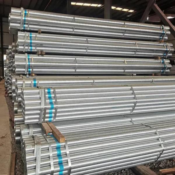 GB/T13793-1992 Tubo revestido de zinco de 600 mm Tubo de aço galvanizado de 12 m