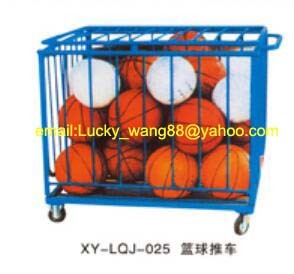 Buried round tube basketball stand -outdoor training type