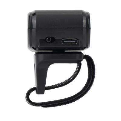 Mini Wearable Ring Barcode Scanner 3 dans 1 2.4G de câble par USB Bluetooth sans fil