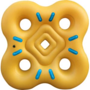 Anel de natação de tubo flutuante para quatro pessoas
