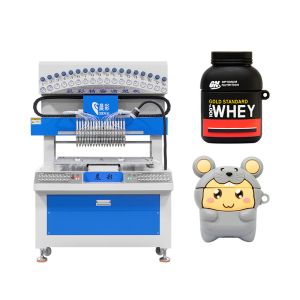 2D 3D Soft Silicone Keychain Making Machine 18 Colors PVC Craft Dripping Machine