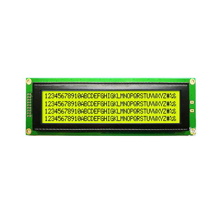 STN Character Dot Matrix Display Screen Module 40x4 High-Definition Blue Yellow Green  5V LCD Module