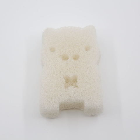 Губка ванны бабочки губки бамбукового угля HIJU естественная Konjac для сухой кожи