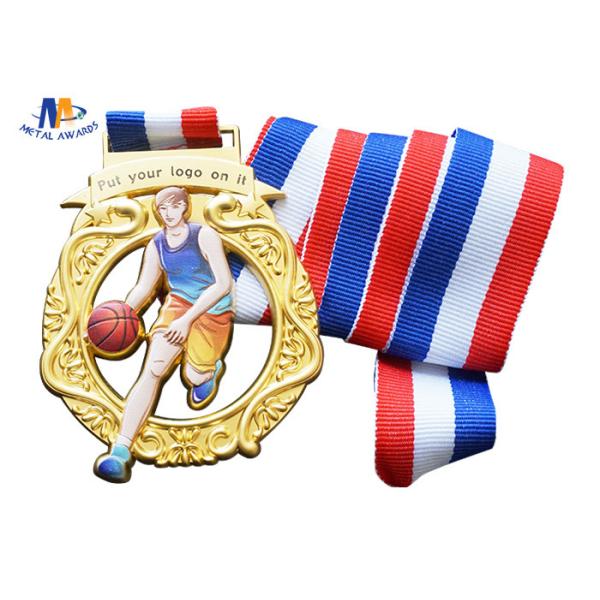 Basketball 65×4MM Cut Out Medals