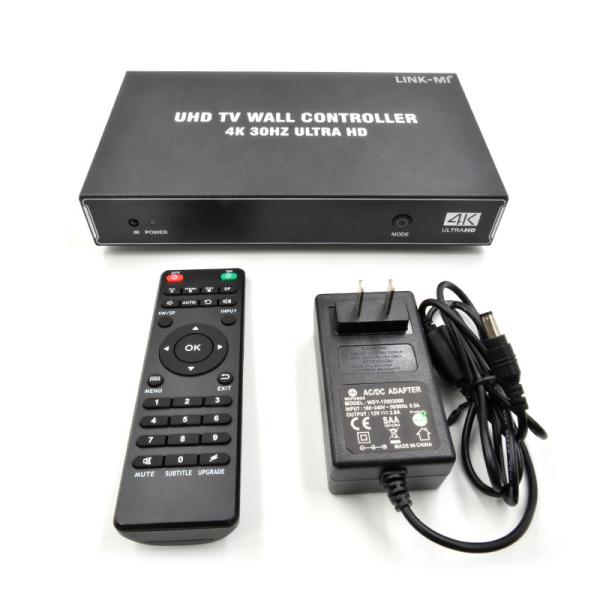 1X4 1X3 1X2 4K Video Wall Controller 30Hz 4 Channels HDMI TV Video Wall Processor 2x2