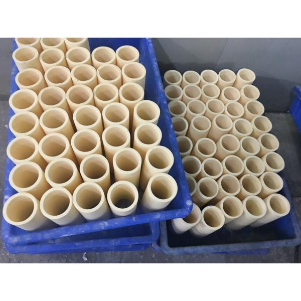 High Purity 99 Alumina Ceramic Furnace Tube 2.5mm Shock Resistant