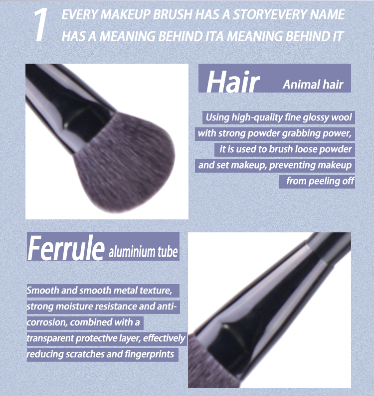 Pure Wool Precision Setting Brush, OEM/ODM Services Available-Product Code: Y07