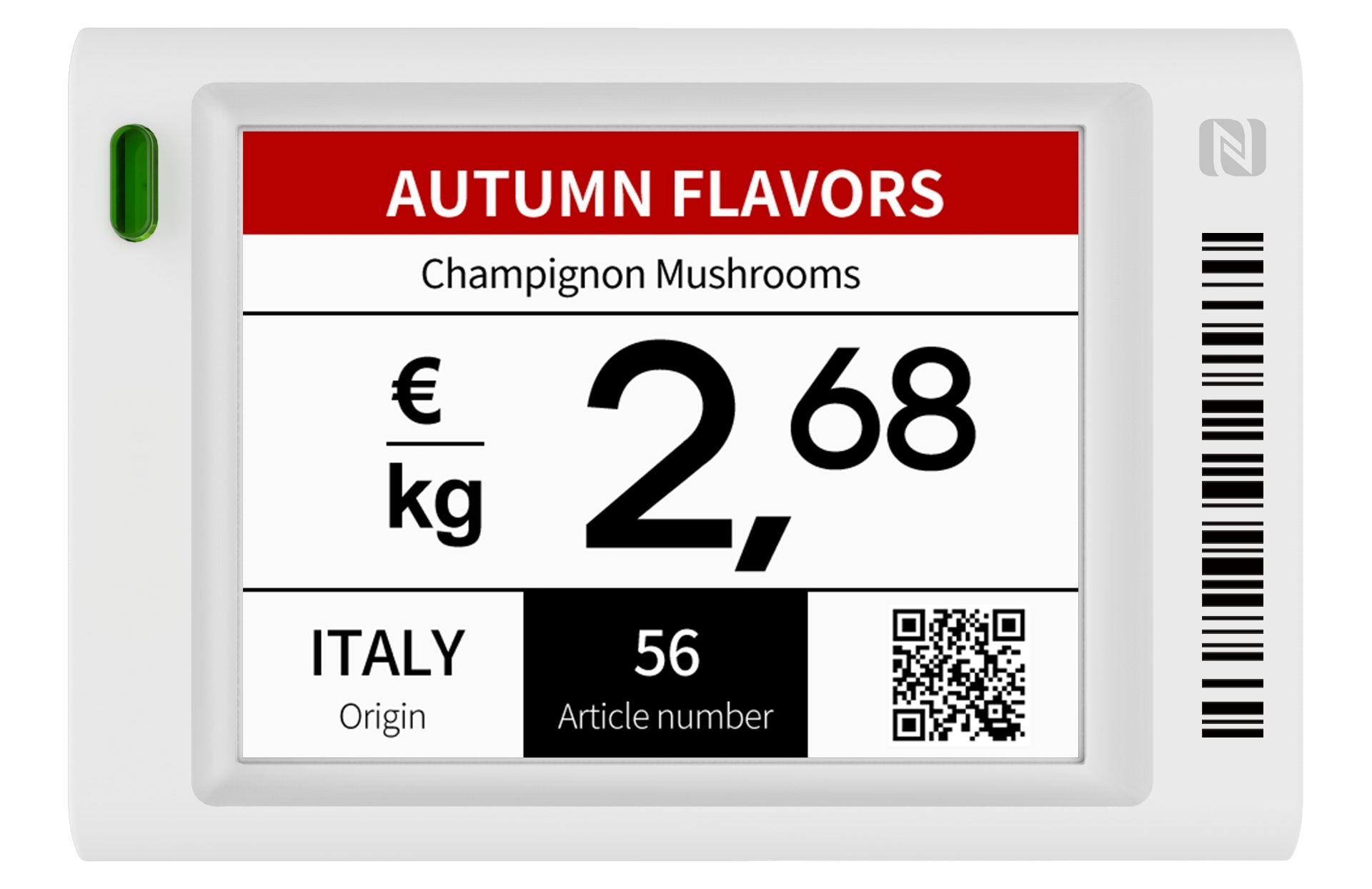 1.8 Inch E-paper Display 224×168 Resolution 24pin Low Power Consumption 4-Color E-Ink Screen