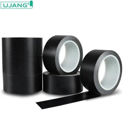 Black PVC Waterproof Self Adhesive Floor Warning Tape Acrylic Adhesive Caution Floor Tape