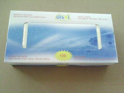 Customizable Size Absorbent Car Box Facial Tissue 100 Sheets 2 Ply