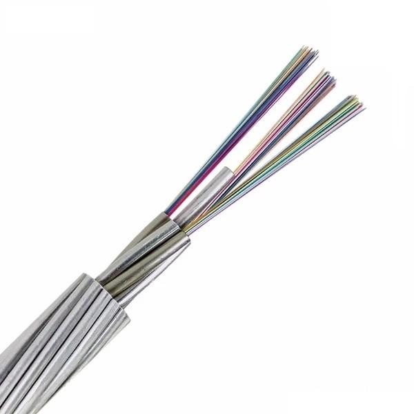 60 Core OPGW Optical Ground Wire Outdoor Aerial Fiber Optic Cable double layer stranded OPGW