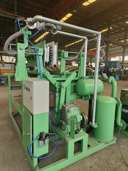 Ovo Tray Carton Making Machine Pulp do jornal que molda 4000*2000*1800mm