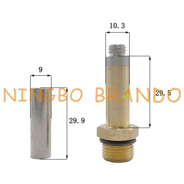 Стержень клапана соленоида места потока трубки проводника наборов LPG CNG латунный
