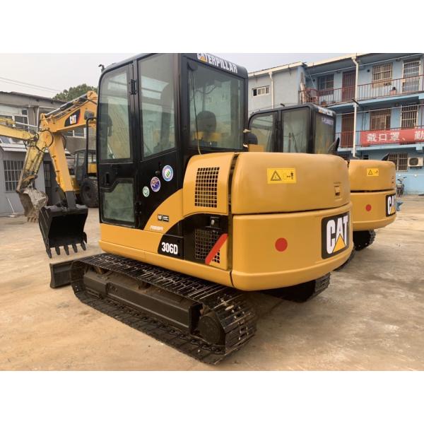 Used CAT 6T Excavators With 600mm Track Width And Hydraulic System Swinging