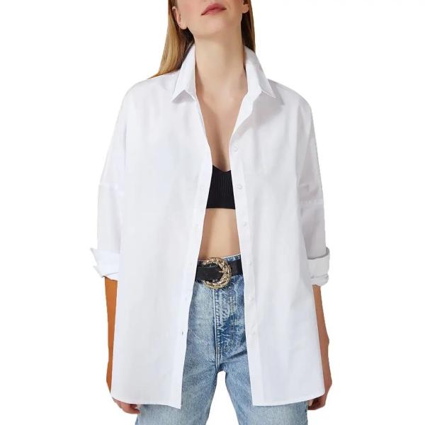                  Casual Fit Womens Shirts Solid Shirt             