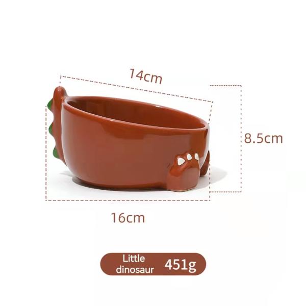 Creative Durable Pet Ceramic Bowls , Ceramic Dog Feeders Eco Friendly ODM