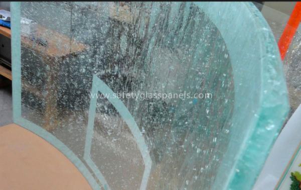 Heat Strengthened Bronze Diamond Figured Obscure Glass Patterns For Light Fixtures