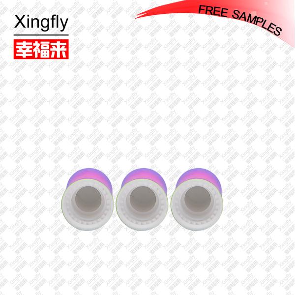 Xingfly Polvo de uñas Cap estampado en caliente Logotipo Material plástico