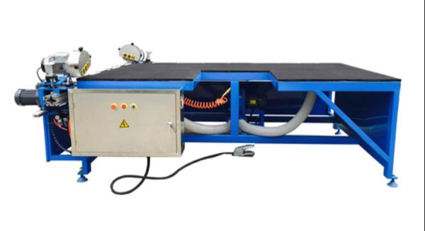 Horizontal Dual Head Low - E Glass Edge Deletion Machine , Low-e Glass Edge Remover,Low-e Glass Edge Deleting Machine