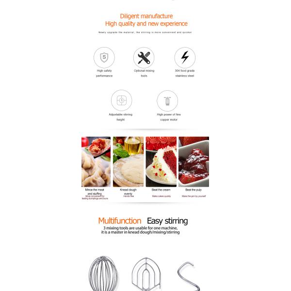 Электрический 65 кг нержавеющей стали спиральные части пирожные тесто смесителя для вашей выгоды