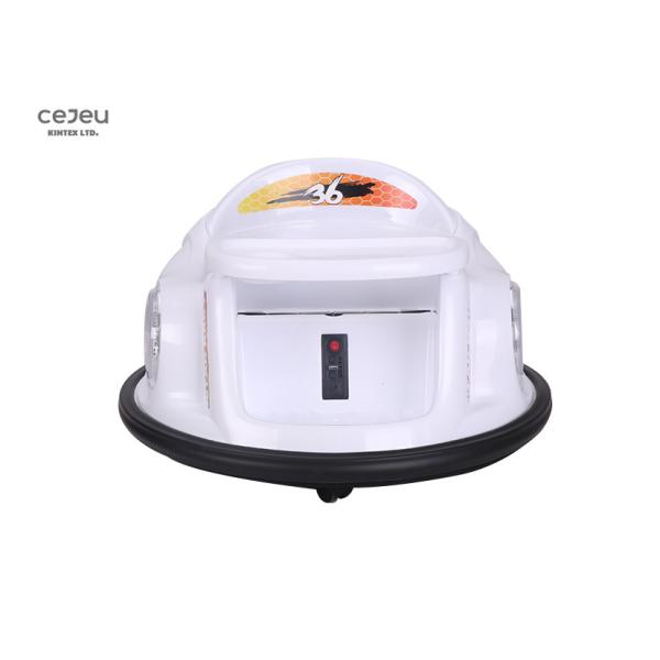 Toy Electric Backrest 360 Spinning Bumper Car 6V4AH Round