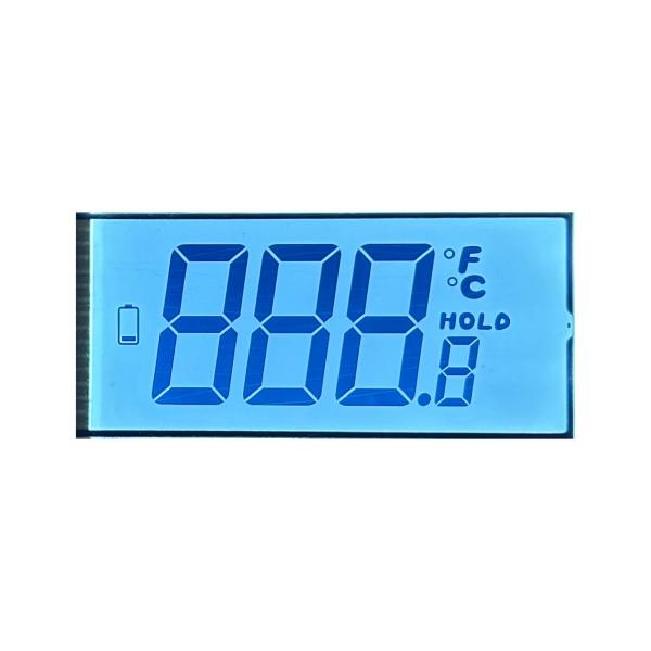 Positive HTN Segment Code LCD White Blacklight Customizable LCD Display