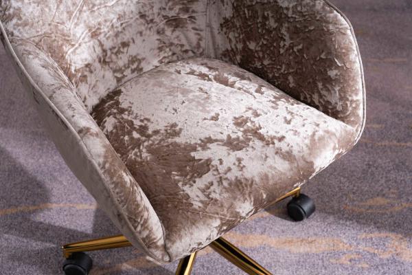 16.4 Pounds Home Office Desk Chair / H16.93 Grey Velvet Office Chair With Arms