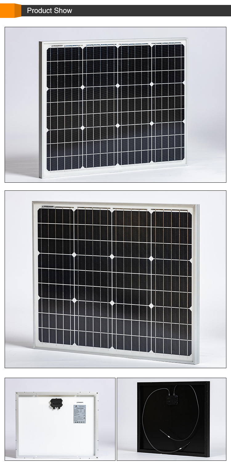 Панели PV кремния OEM Monocrystalline, многофункциональная Mono панель солнечных батарей