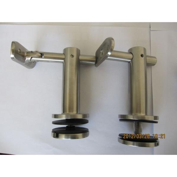 Inox Glass Mount Bracket Used for Steel Railing with Glass Designs for Balcony