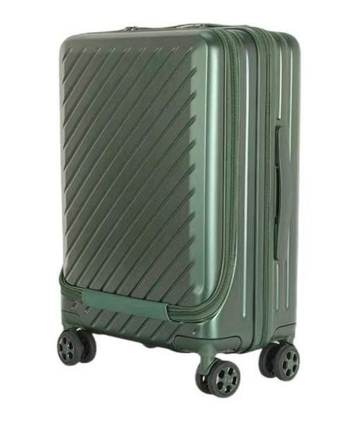 OEM ODM Hardside Carry On Luggage With Front Pocket Double Wheels