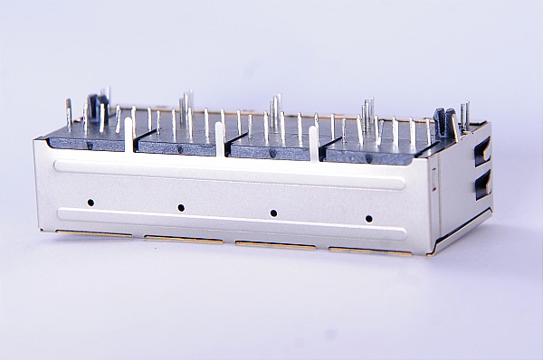 порт 1 x 4 портов прямоугольный Multi с НИЗКОПРОБНЫМ Magnetics 10/100/1000 RJ4035-06A