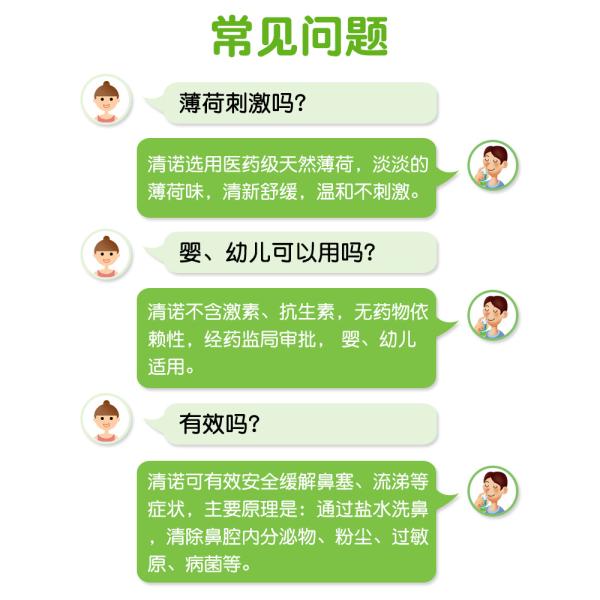Китайский рынок CleaNote Солевой спрей для носа 20 мл Для младенцев и детей раннего возраста