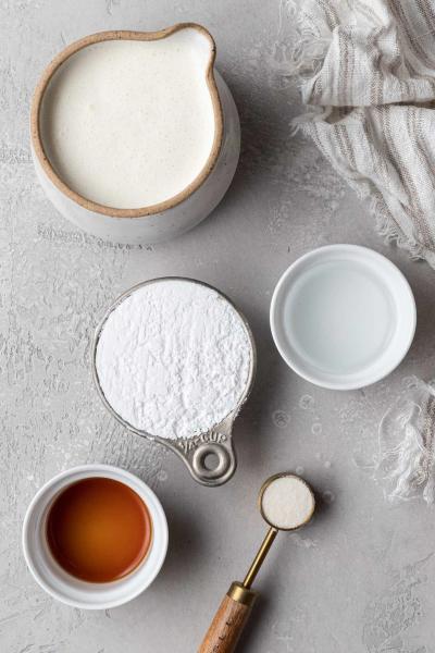 Poudre de crème fouettée aromatisée au fromage, crème non laitière, poudre additif alimentaire