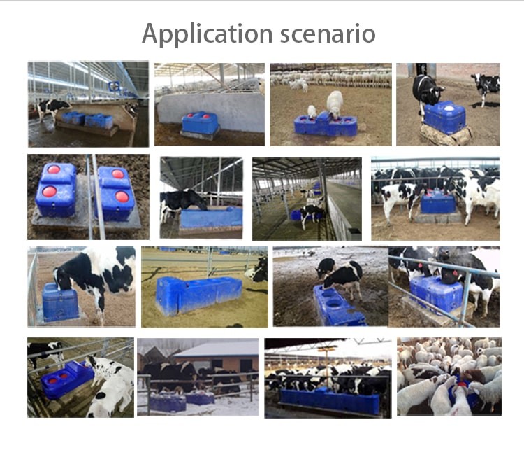 Одиночное поголовье автоматическое Waterer отверстия LLDPE 40L для коровы