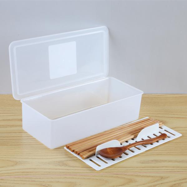 Chopsticks Cage Basket With Cover Plastic Kitchen Organizers