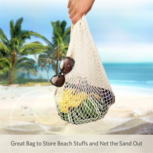 Recycled grocery shopping fruit reusable produce bag organic cotton mesh bag,100% Certified Organic Cotton Reusable Mesh