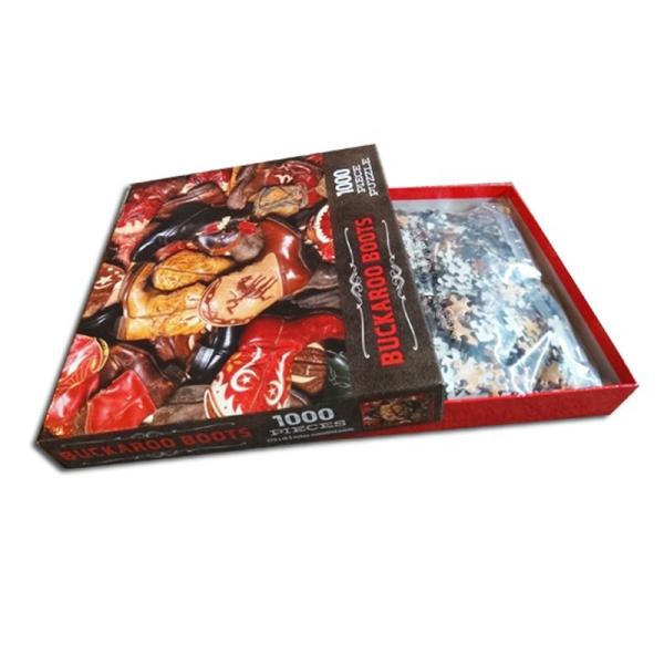 Cardboard Printing Adult Puzzle Jigsaw 1000 Piece C2S paper