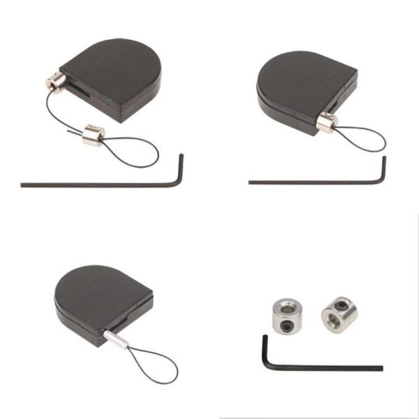 D Shape Sub-Mini Retractor with Two Set Screw Collars 