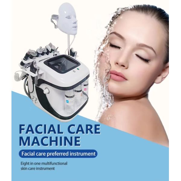 Non Invasive 9 In1 Skin Care Blackhead Removal Skin Regeneration Hydra Beauty Machine