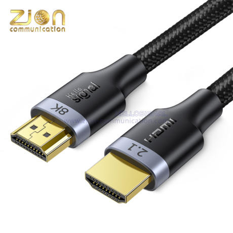 Залуживанный омедняйте HDMI 2,1 8K привяжите черный цвет