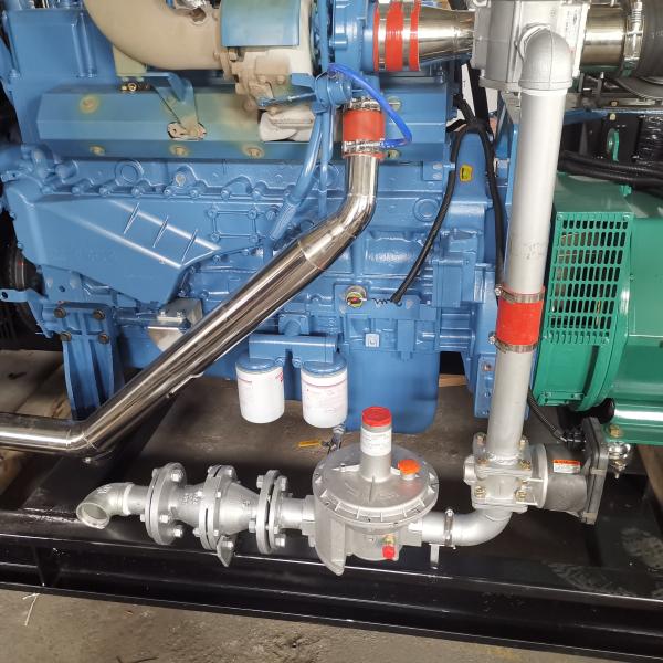 Электрический старт 50кВт биогазовый СНГ СНГ СПГ Метанный генератор с теплоотводом ТЭЦ