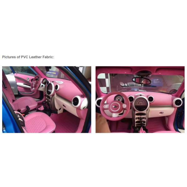 Ткань черного автомобиля кожаная для внутреннего художественного оформления автомобиля