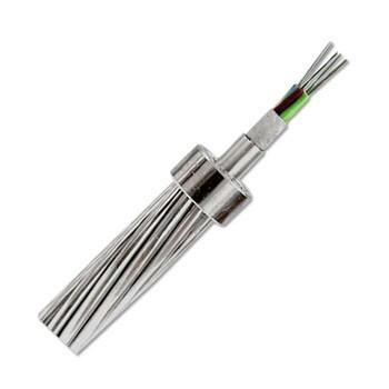 24 Core OPGW Composite Overhead Ground Wire / Stainless Steel Fiber Optic Cable G652D