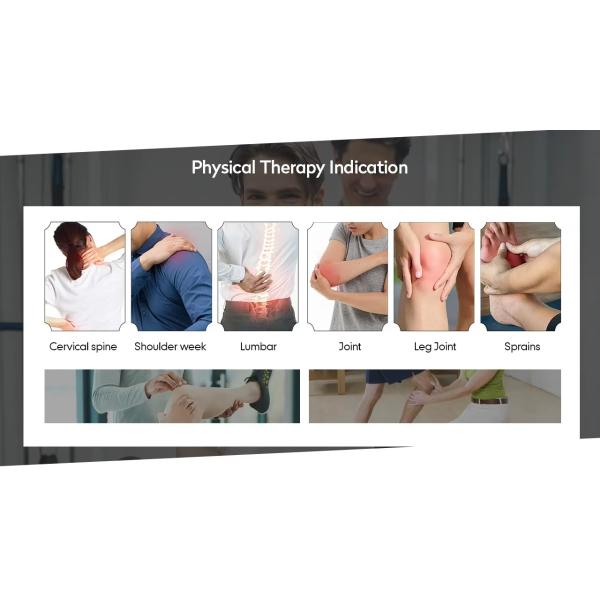 Alivio del dolor Transducción magnética con dispositivo de terapia magnética con láser de diodo