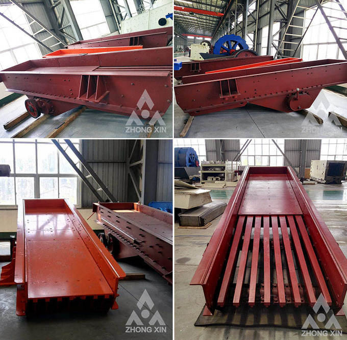 Машина фидера руды гравия вибрируя для камня 200-250TPH задавливая завод
