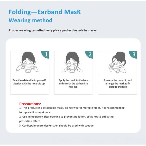 Medical Disposable Blue Color 3 Ply Surgical Face Mask With CE Mark