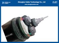 cabo distribuidor de corrente subterrâneo 3x150mm2 do cabo de alumínio blindado do SWA 8.7-15kv BS 6622/BS 7835