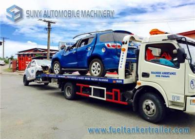 Single Cab Yellow Led Police Lamp Forland 4000KG Flatbed Recovery Truck